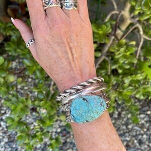 Numi Olive Turquoise Cuff